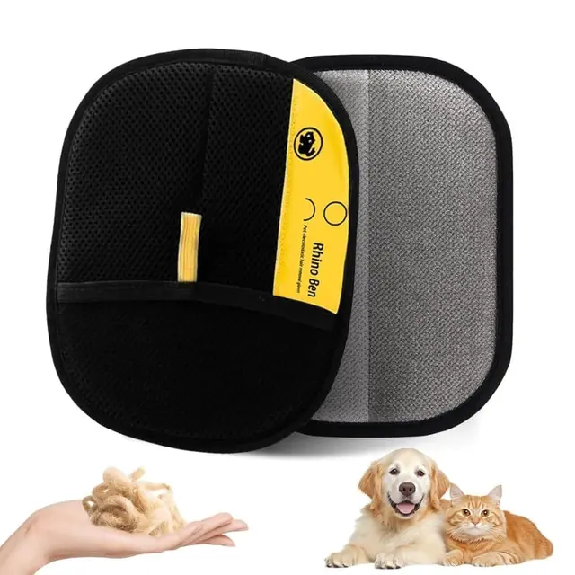 2-Pack Pet Fur Removal Glove