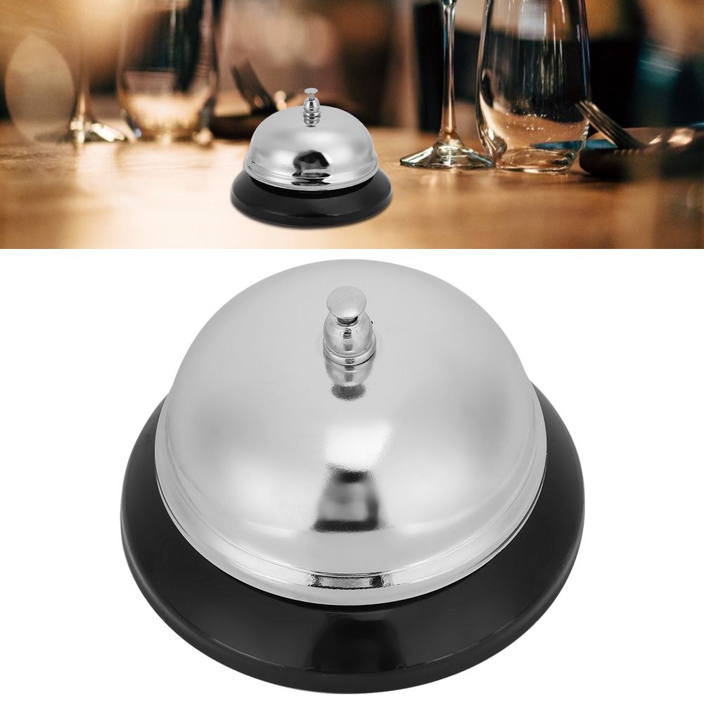 3Pcs Stainless Steel Desktop Service Call Ring Bell for Hotel Restaurant Reception… image 10