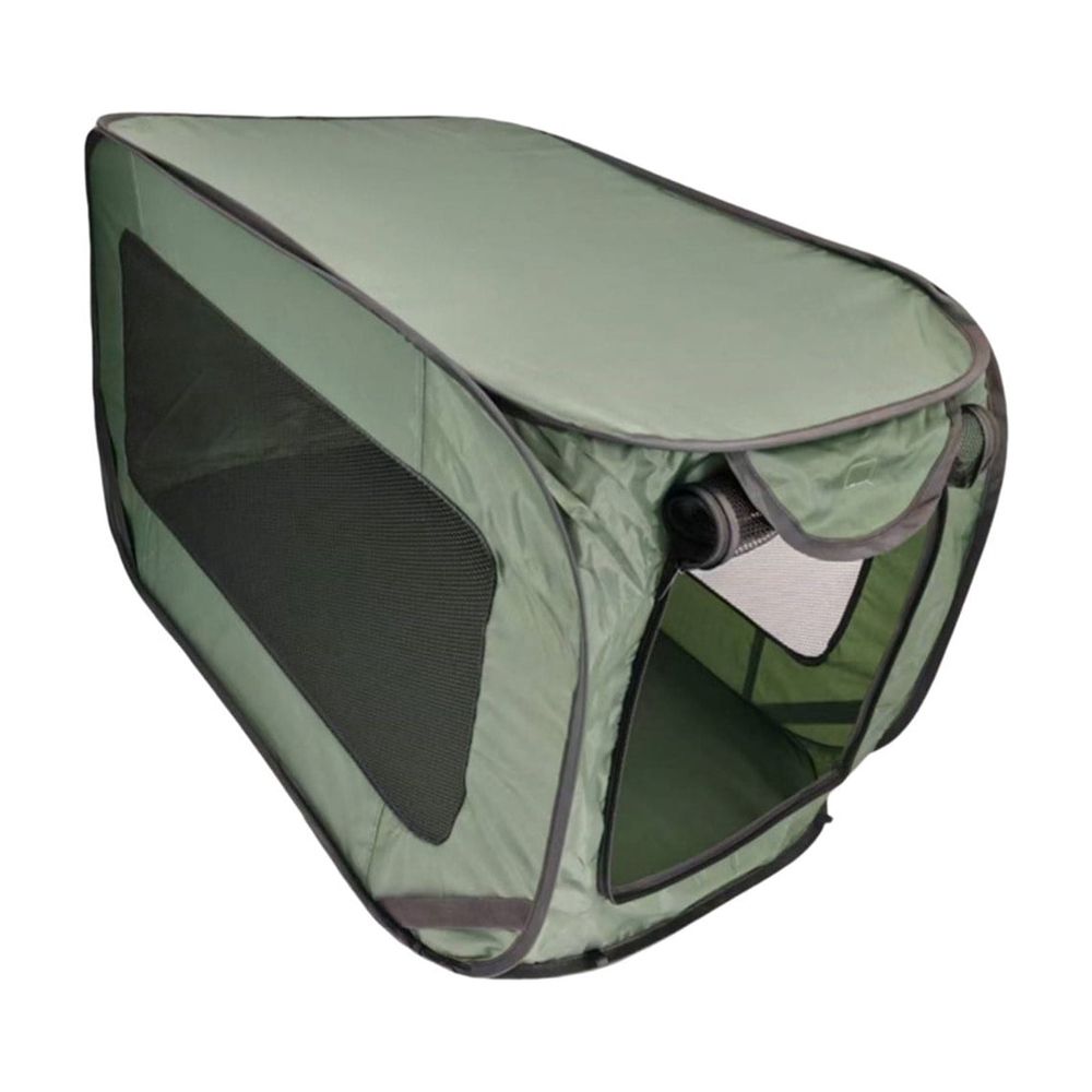 36 Inch Foldable Dog Kennel for Large Dogs, Green image 2