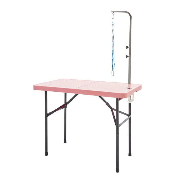 Paw Mate Pet Grooming Salon Table 97cm Adjustable Foldable Mobile Dog Cat for…