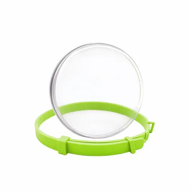 Lime Green Feline Neckband Tin 30g 38cm Tick & Flea Guard Adjustable Buckle 8 Months…