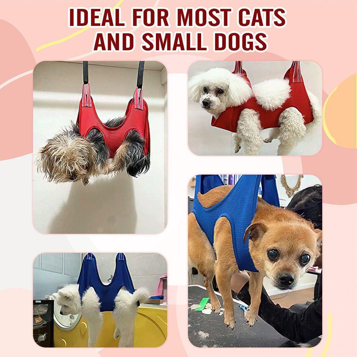 S Size Hammock Helper Pet Dog Cat Grooming Restraint Bags for Bathing Trimming Nail… image 7