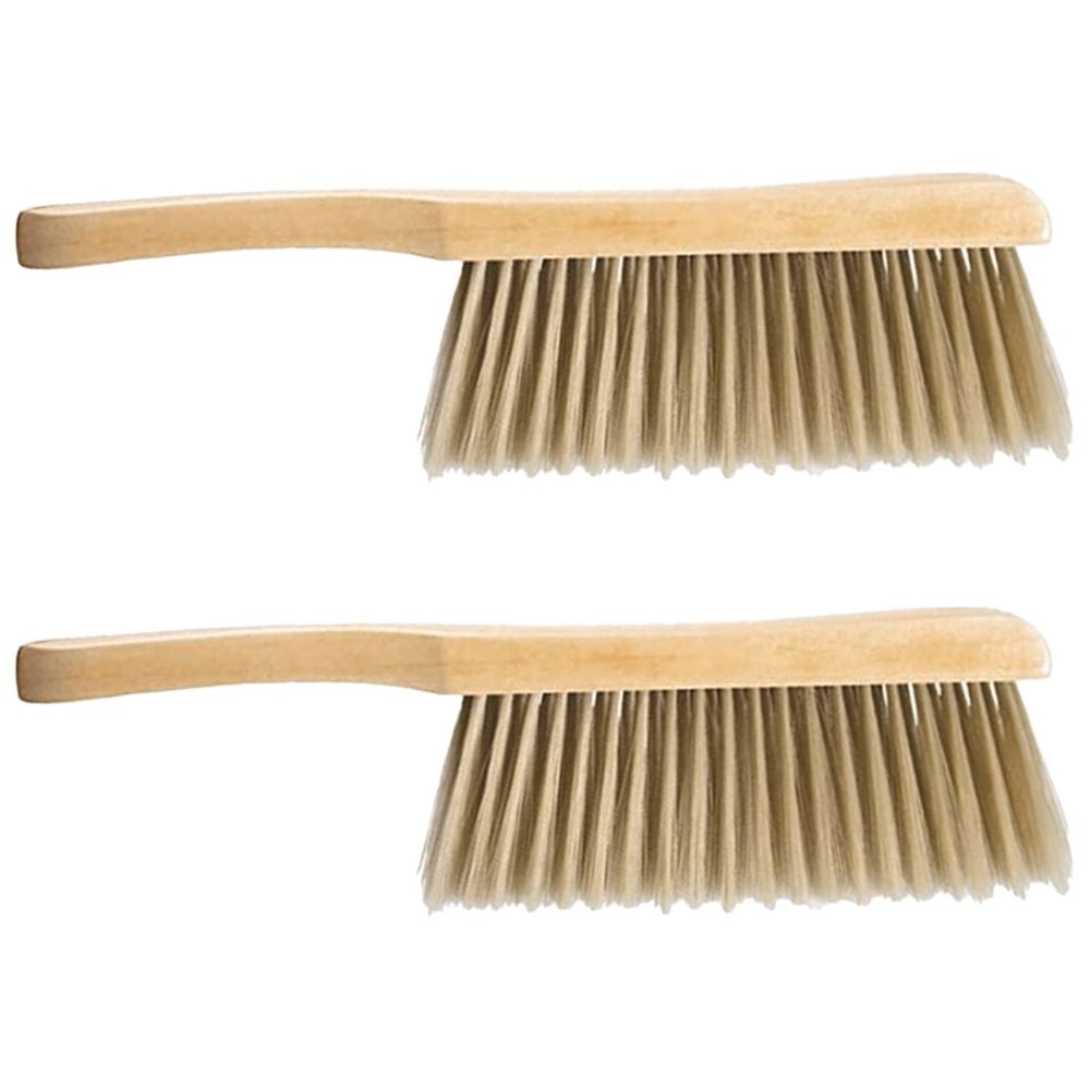 Dusting Brush Set Khaki Bristles image 2
