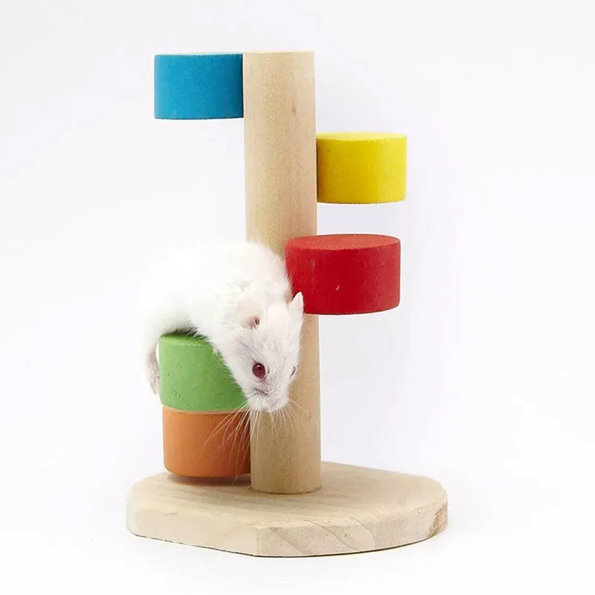 Hamster Toys Colorful Cloud Ladder Climbing Exercise Play Stairs for Cage image 12