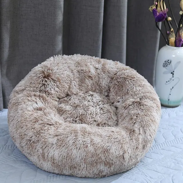 Deep Fluffy Resting Bowl in Gradient Khaki