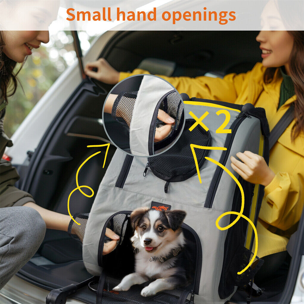 Dog Stroller Car Mounted Outdoor Pet Cart image 7