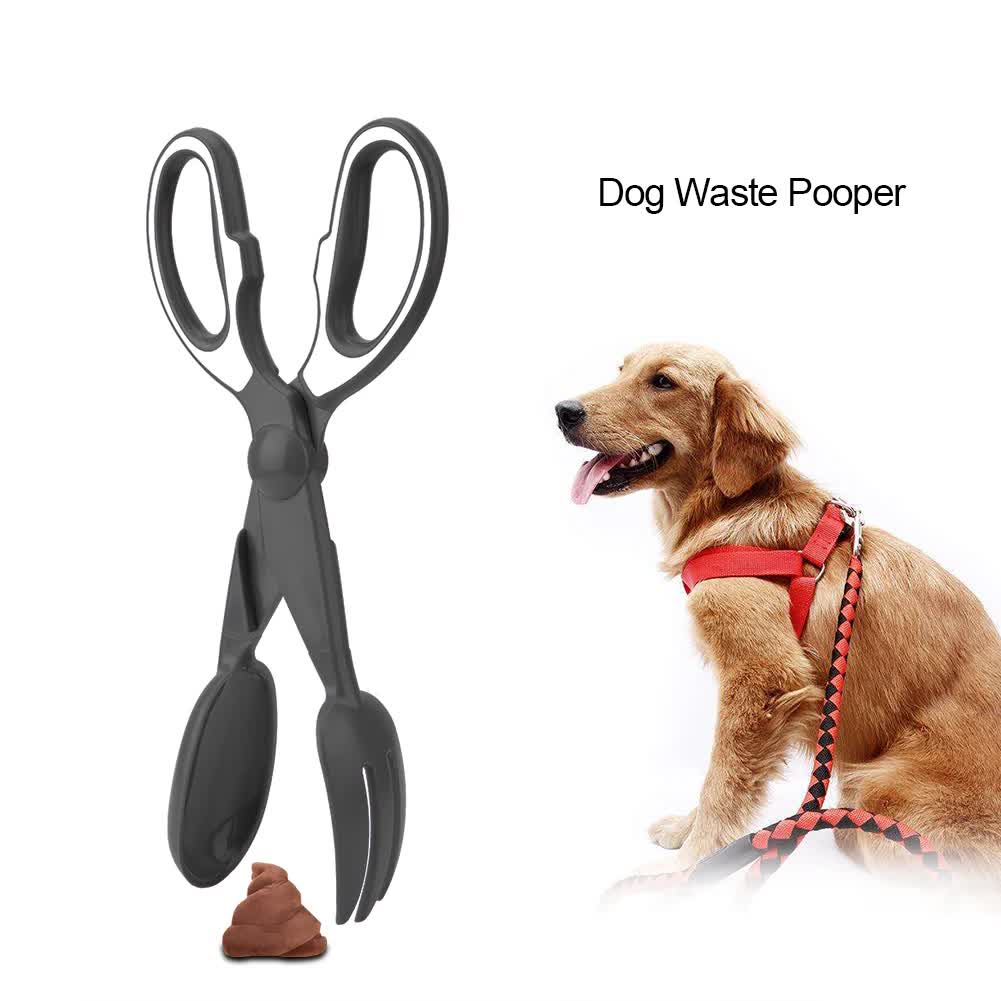 2 Pcs Yellow Pet Poop Scooper with Long Handle - Durable Plastic Waste Picker for Dogs… image 3