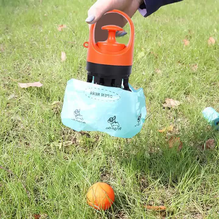 Blue Portable Dog Poop Scooper – Outdoor Pet Waste Picker image 3