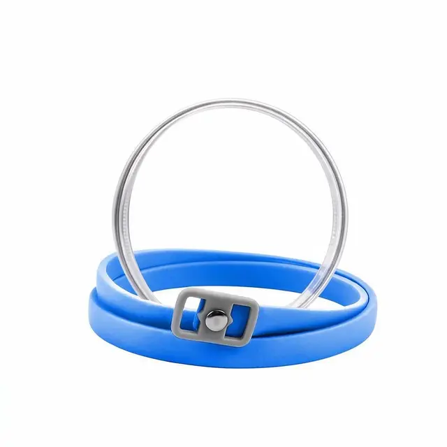 Clip Buckle Dog Neckband 65cm Blue Tin Can 8 Months Flea Tick & Mosquito Defence…