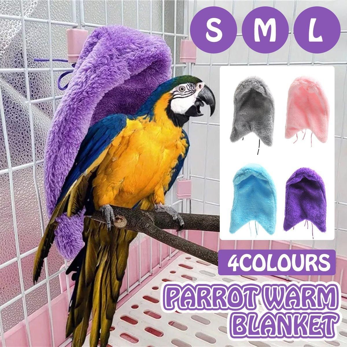 Cozy Bird Blanket Shawl Parrot Snuggle Cabin Plush Hanging Cotton Nest Bedding… image 2