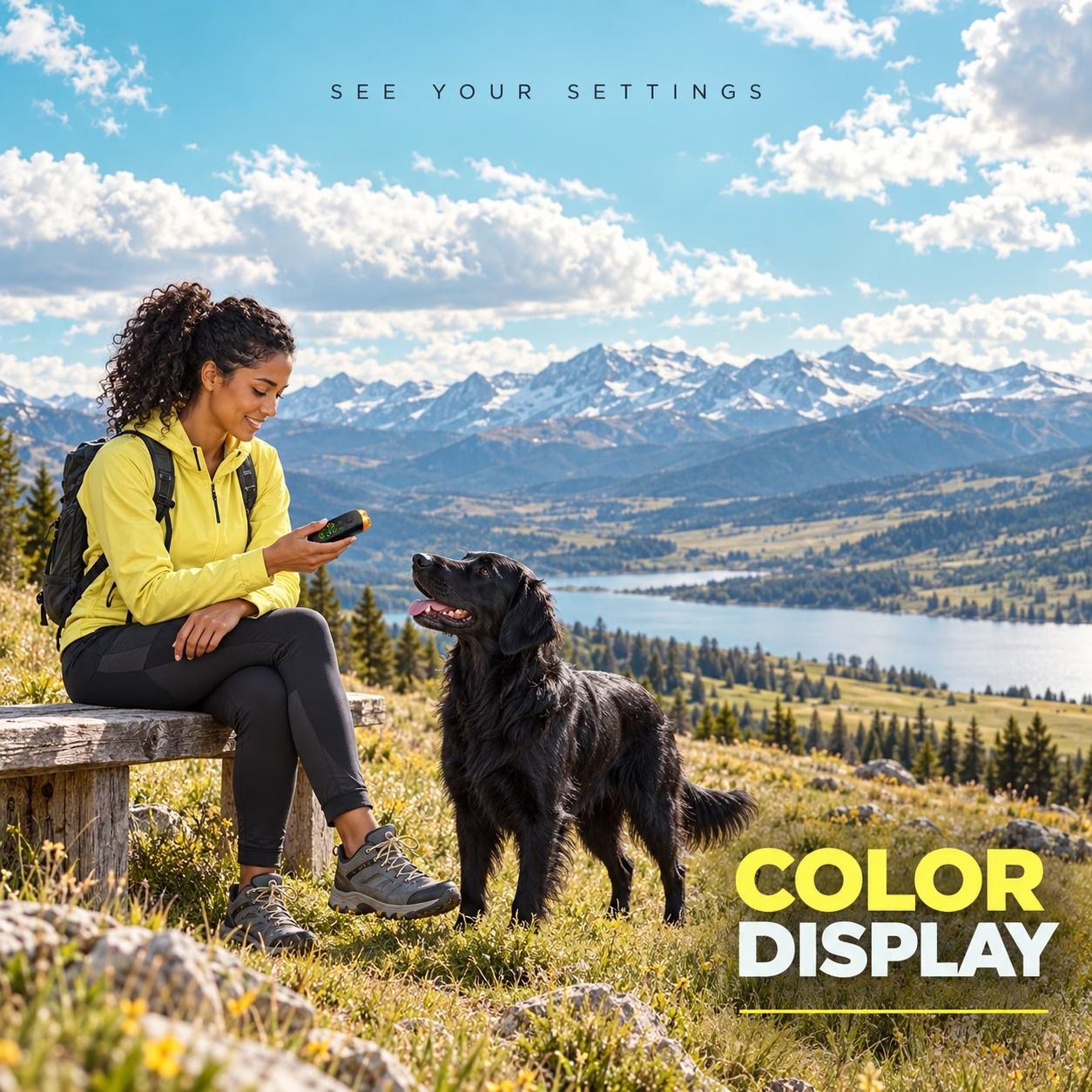 Outdoor Ultrasonic Dog Trainer – 1200mAh Rechargeable.*orange image 4