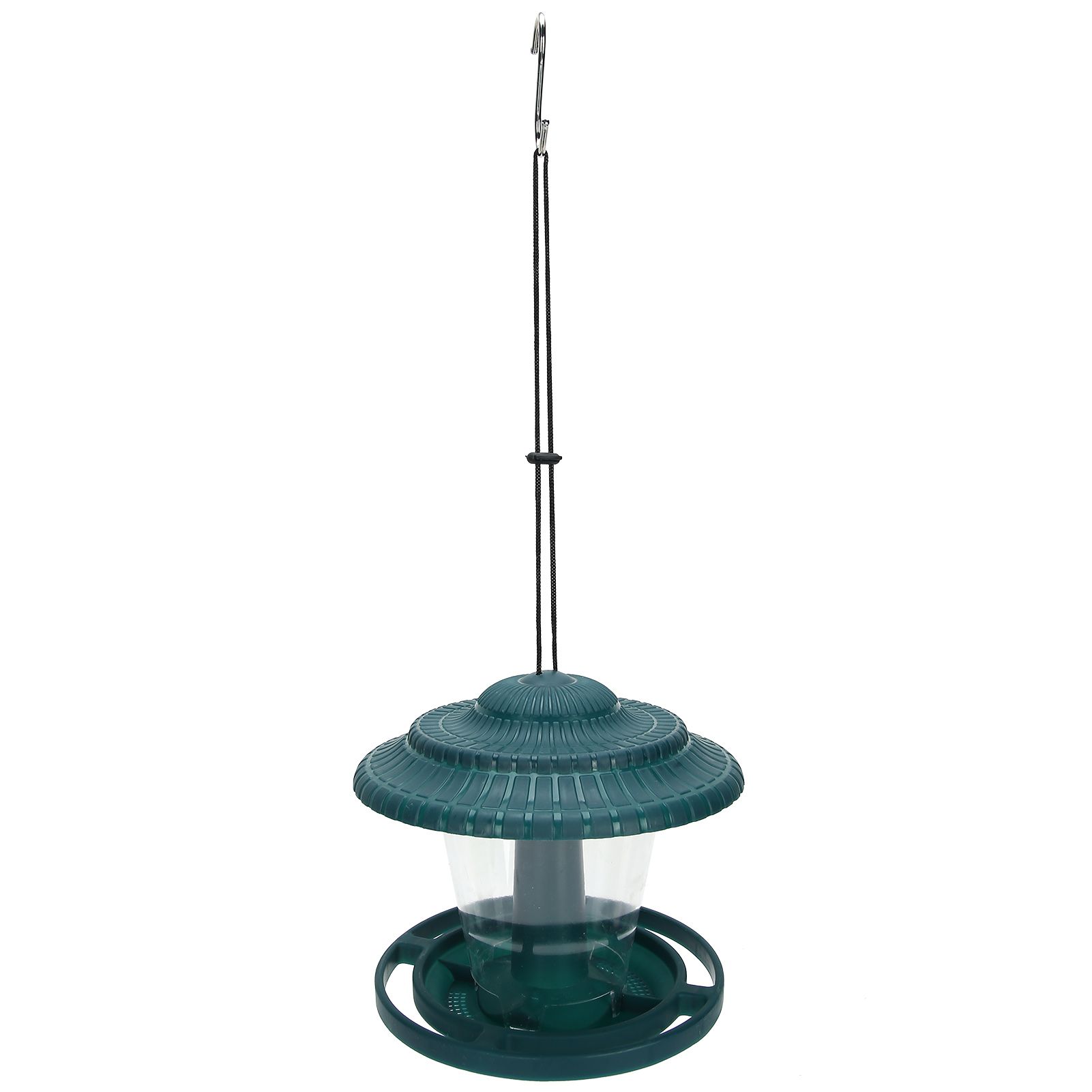 Bird Feeder Waterproof Transparent Hanging Feeding Device for Outdoor Garden Balcony