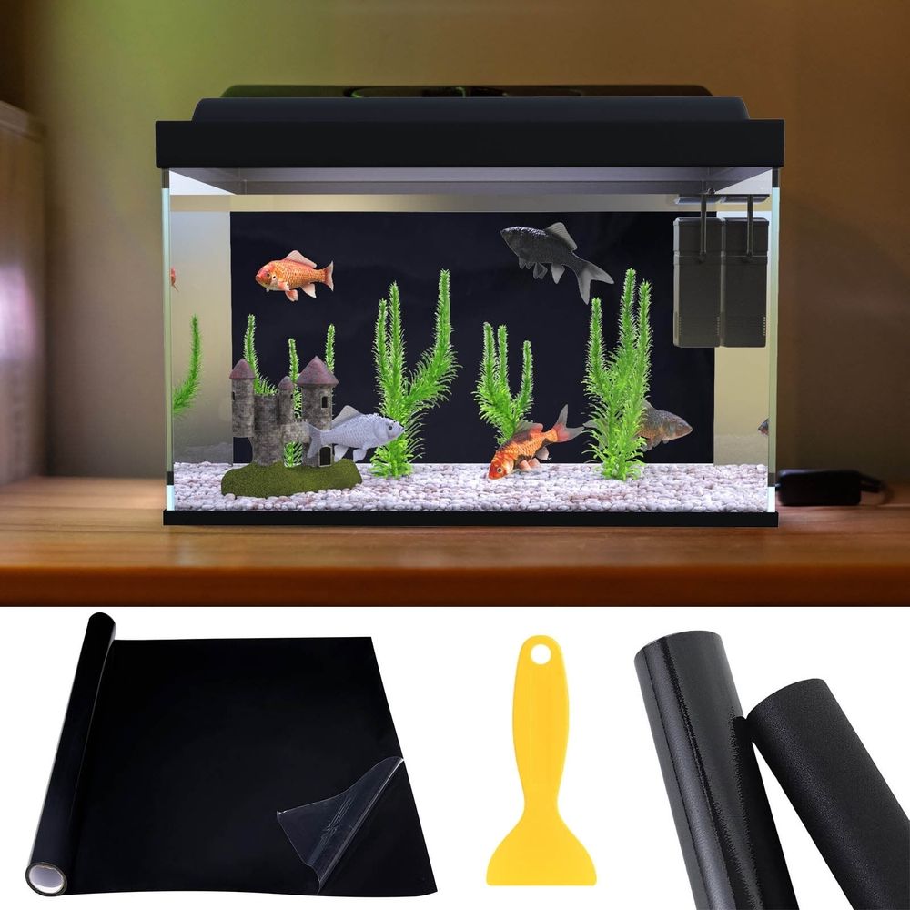 Aquarium Background Black Fish Tank Background Wallpaper image 3