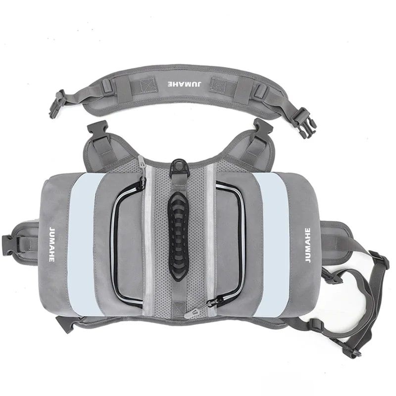 Self-Supporting Dog Backpack Vest with Dual Side Pockets – Hands-Free Canine…, Black image 11