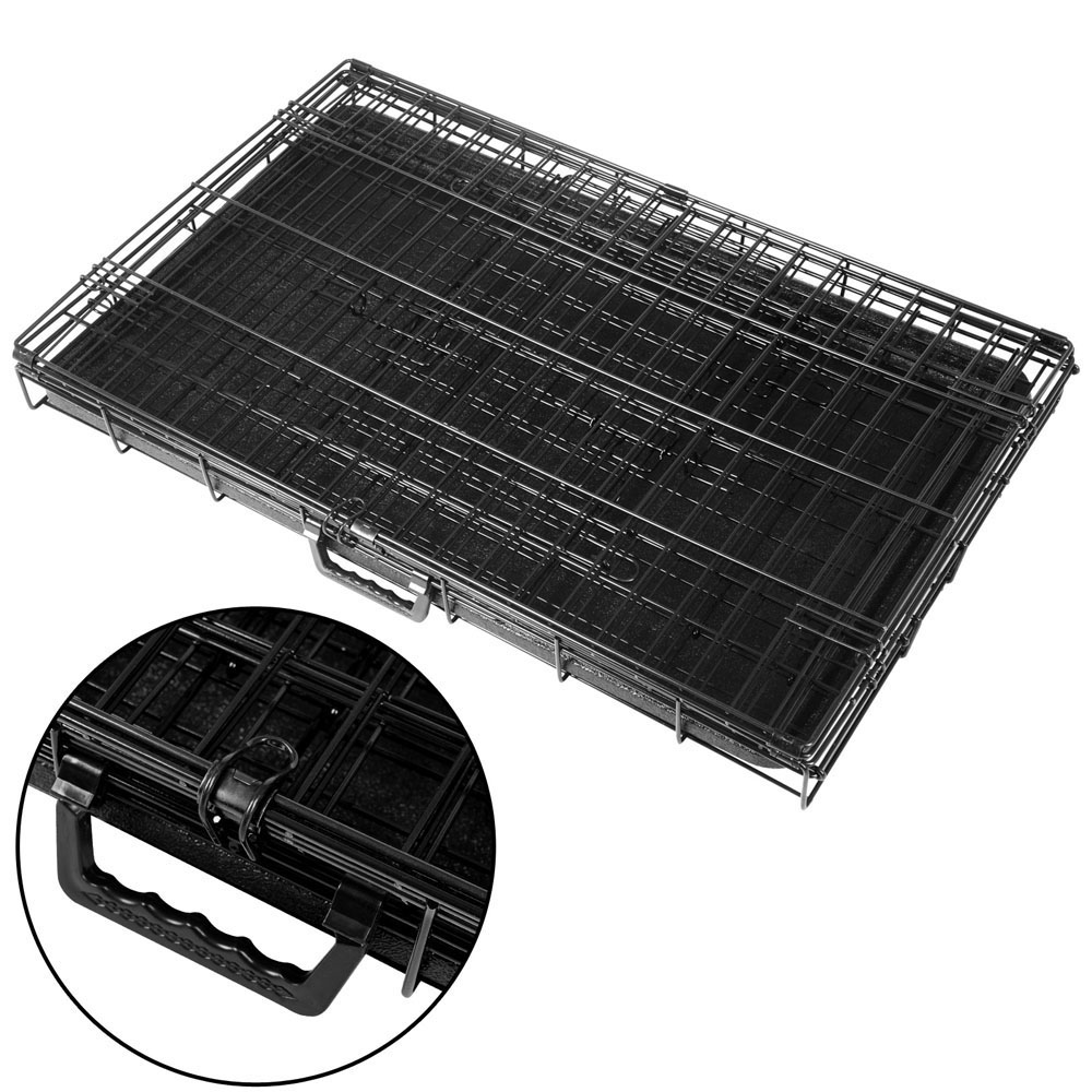 i.Pet 36" Dog Cage Crate Kennel 3 Doors image 7