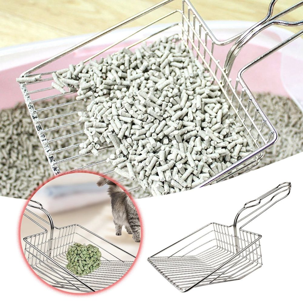 Pet Cat Litter Cat Feces Cleaning Tool Instant Cat Litter Large Metal Craft Feces Cat… image 2