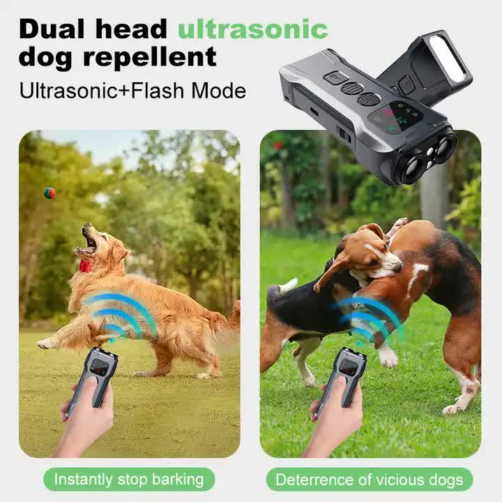 P9 Ultrasonic Dog Repellent Device - Dual-Mode Flashlight and Ultrasonic Dog Deterrent image 2