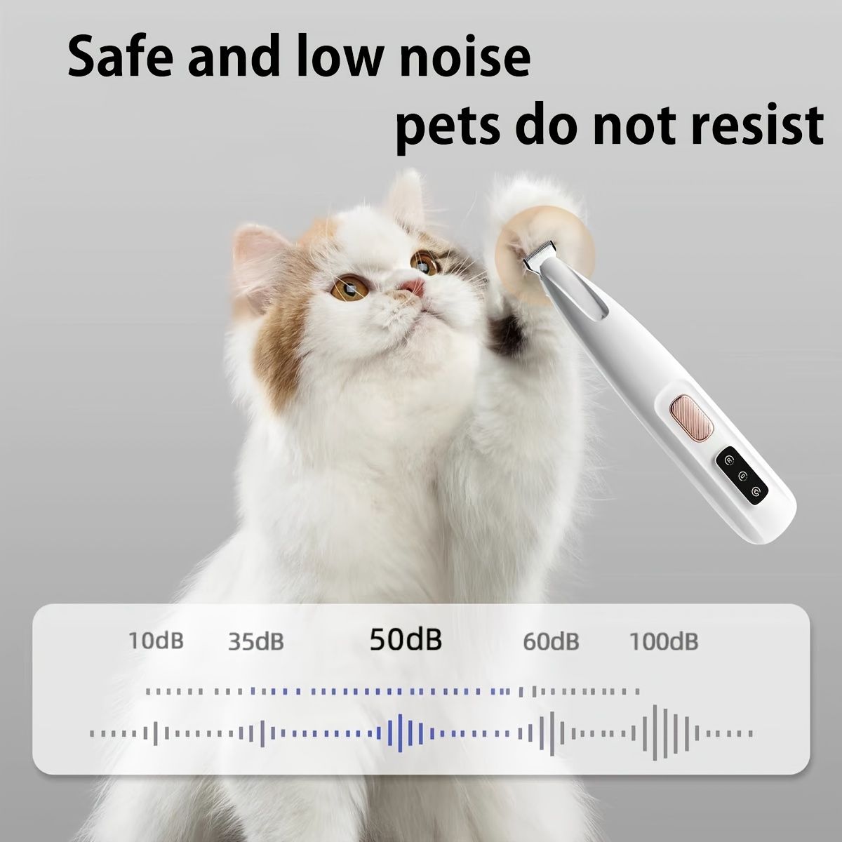 Low-Noise Pet Clipper for Dogs & Cats: Quiet Operation Reduces Stress image 3
