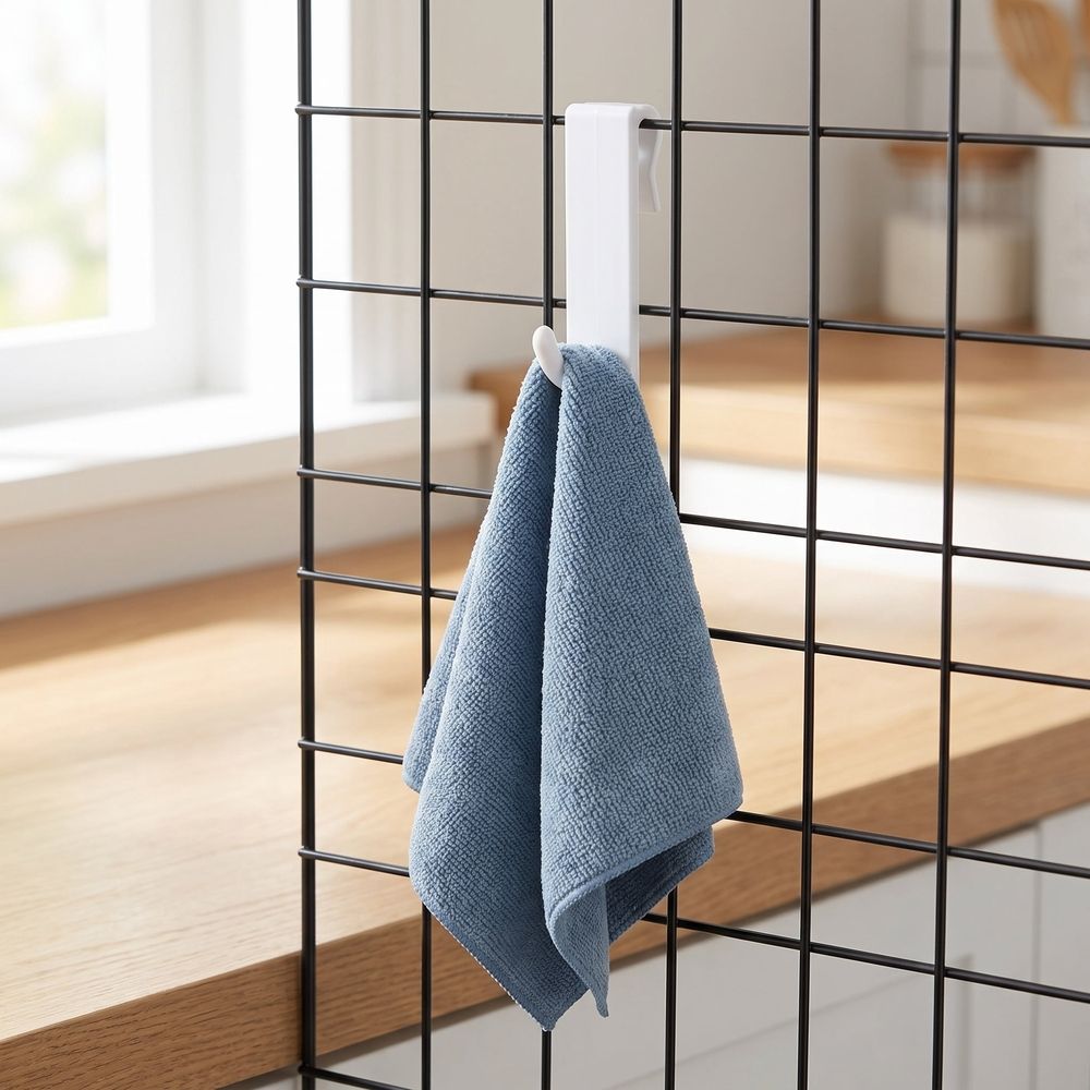 35Pcs Wire Grid Wall Accessories White for Kitchen Utensils and Display Hooks image 4