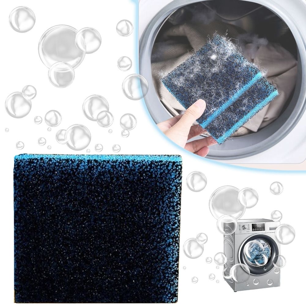 6Pcs Blue Acrylic Fiber Washing Machine Pet Hair Remover image 4