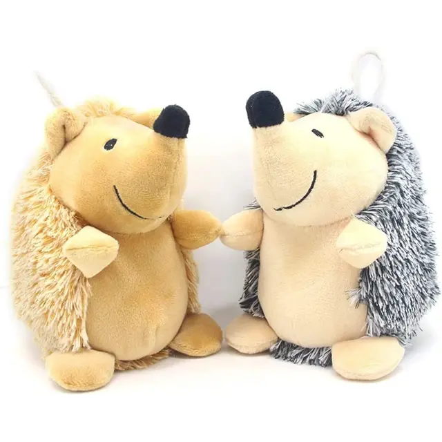 Dog Squeaky Toys – Interactive Dog Toys (Grey+Yellow