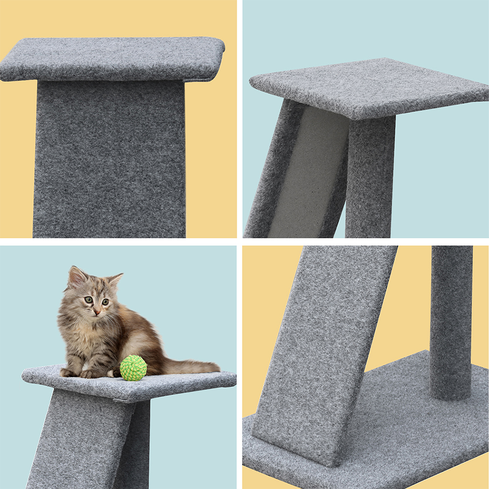 i.Pet Cat Tree 82cm Scratching Post Tower Scratcher Condo Trees Climb House image 5