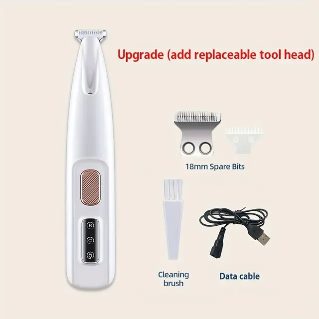 Low-Noise Pet Clipper for Dogs & Cats: Quiet Operation Reduces Stress