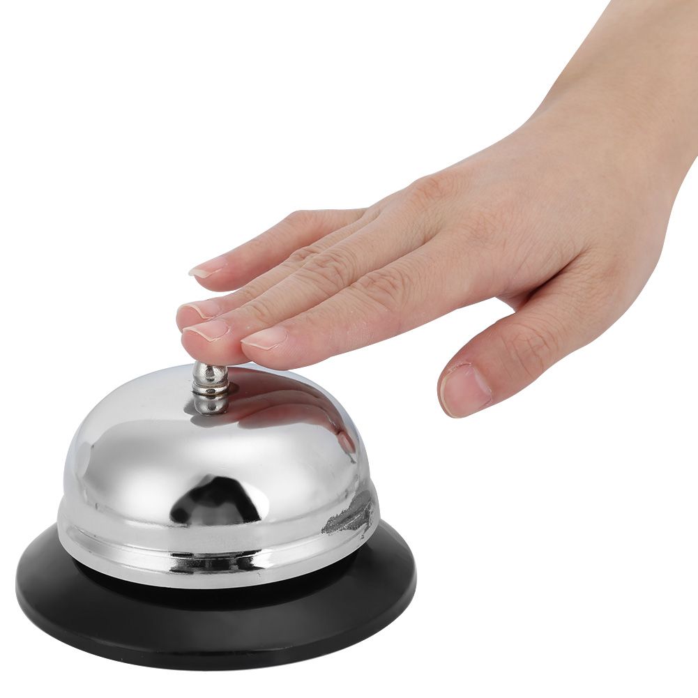 3Pcs Stainless Steel Desktop Service Call Ring Bell for Hotel Restaurant Reception… image 7