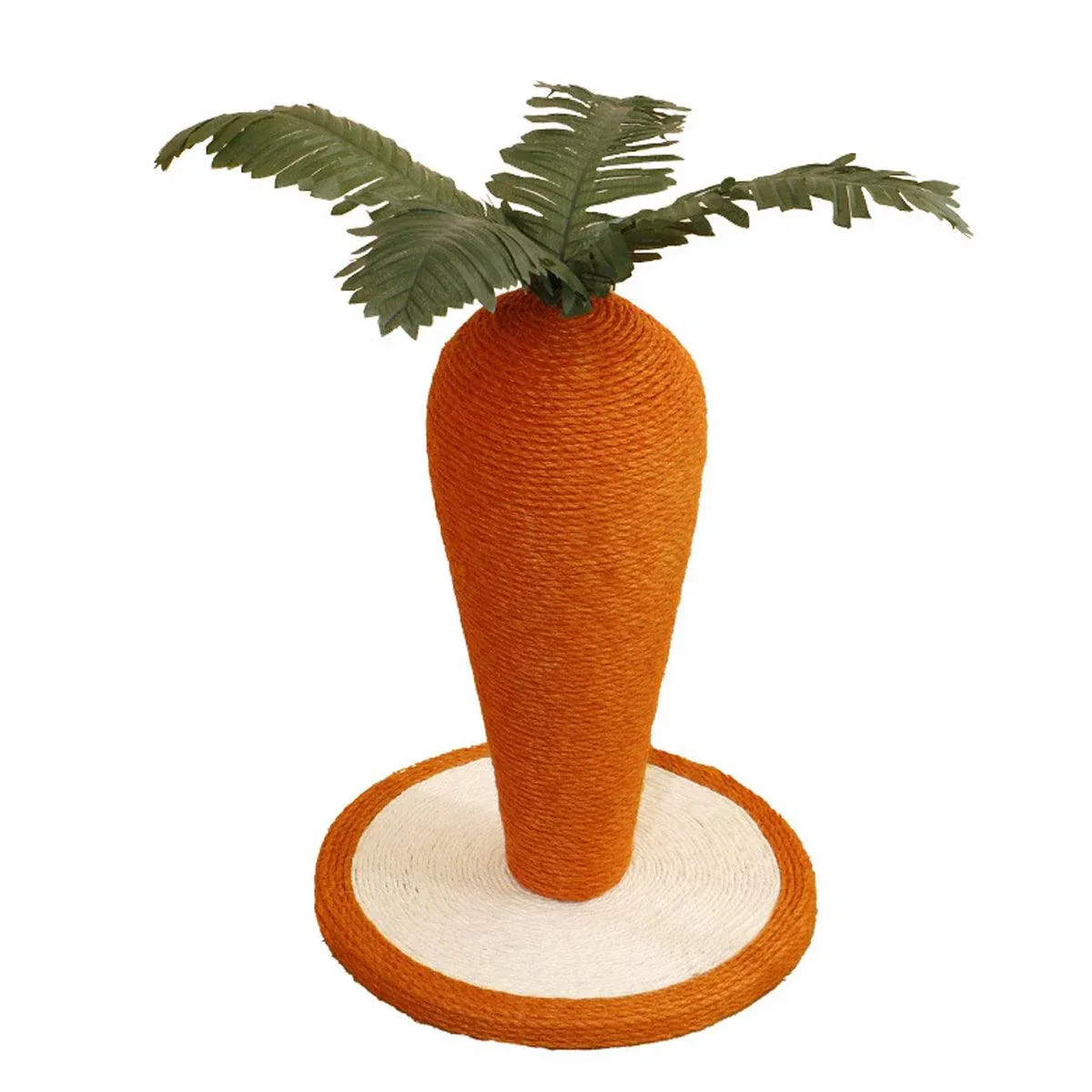 Carrot Cat Scratching Post Vertical Climbing Frame Interactive Toy for Cats image 2