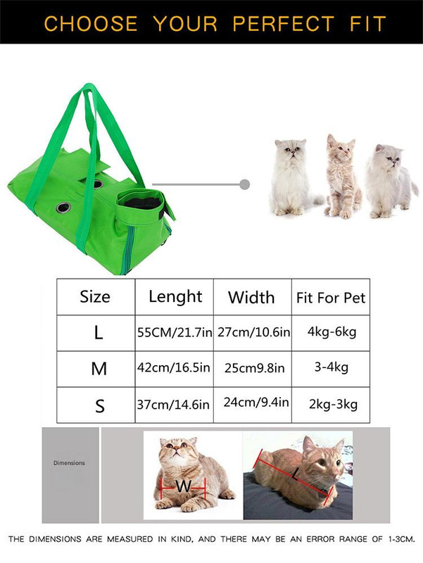 Size L Orange Multi-Functional Cat Grooming Bag - Anti-Scratch Restraint Pouch for… image 3