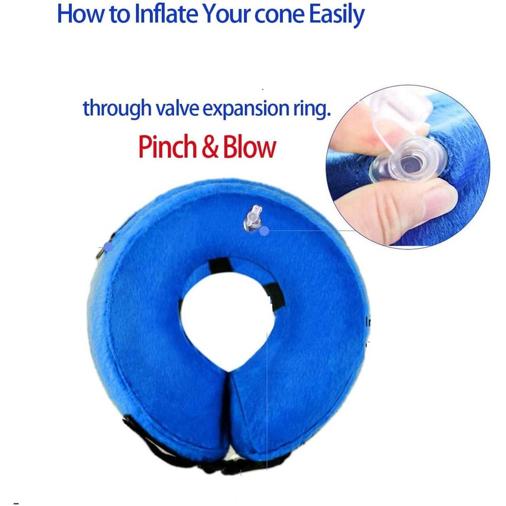 Protective Inflatable Cone Collar for Dogs and Cats image 5