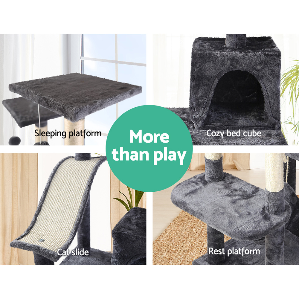 i.Pet Cat Tree 171cm Tower Scratching Post Scratcher Wooden Condo House Bed Toys image 7
