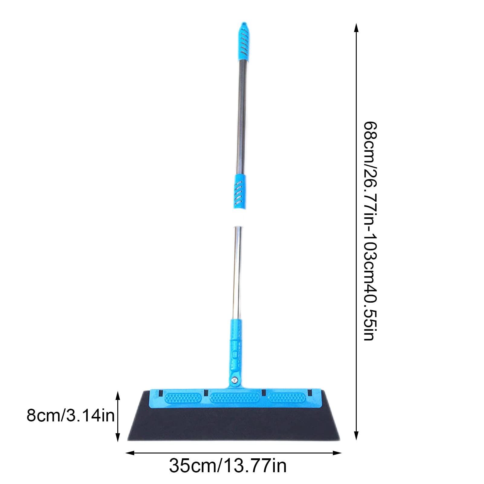 Household Wipe and Dry Floor Squeegee Broom for Glass Sweeping Bathroom Kitchen Pet… image 5