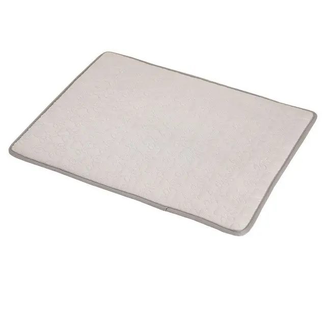 Cooling Pet Mat with Breathable Ice Silk Surface and Thick High-Elastic Foam for Dogs…