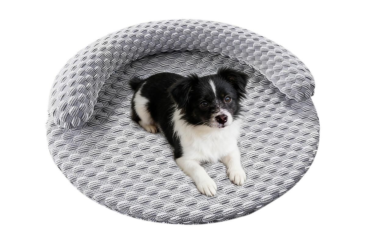 Washable Cooling Pet Bed with Removable Cover for Dogs & Cats - Dark Gray - M image 11