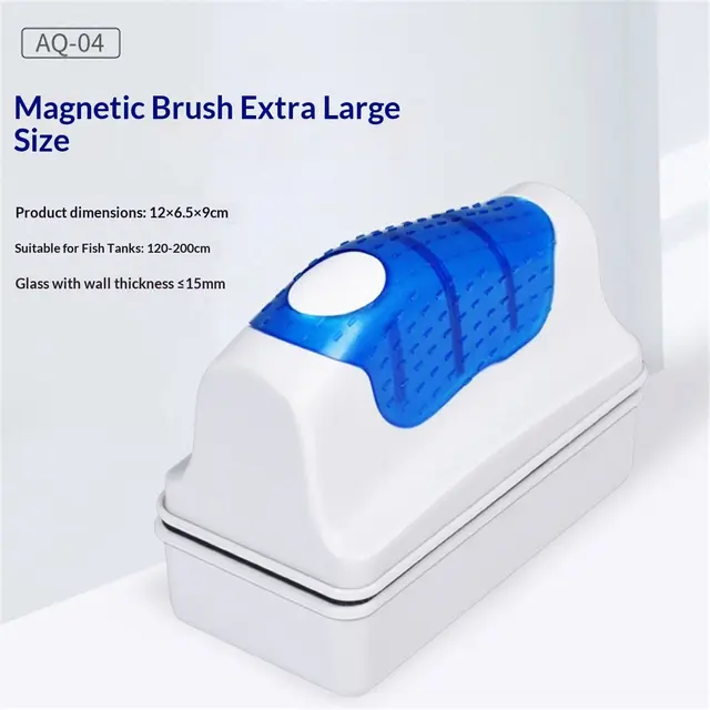 Magnetic Aquarium Fish Tank Glass Algae Glass Cleaner Scrubber Floating Clean…