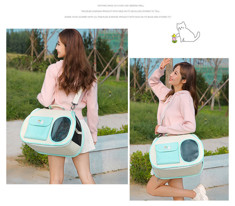 Yellow Colors Pet Carrier Backpack image 4