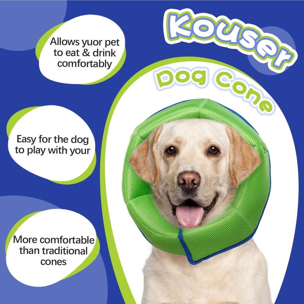 Soft Dog Cone Collar After Surgery, M image 5