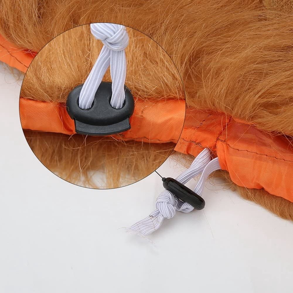 C Cute Pet Dog Cosplay Clothes Lion Mane for Dog Costumes Realistic Lion Wig for… image 4