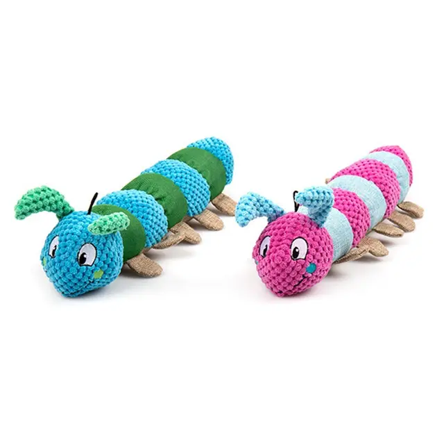 YES4PETS 2 x Pet Puppy Dog Toy Play Animal Plush Toy Soft Squeaky Plush Crinkle…