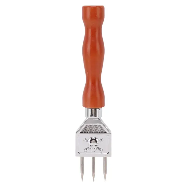 Ice Chipper 304 Stainless Steel Ice Crusher with Wooden Handle for Breaking Ice…