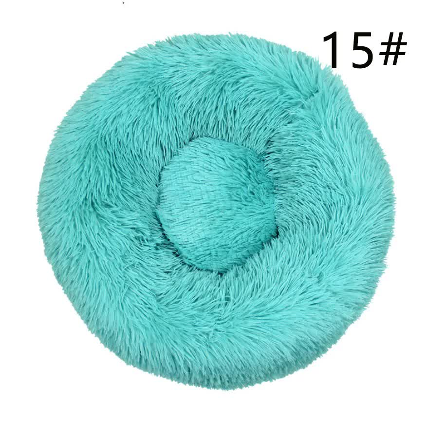 Calming Donut Pet Bed -Soft Faux Fur