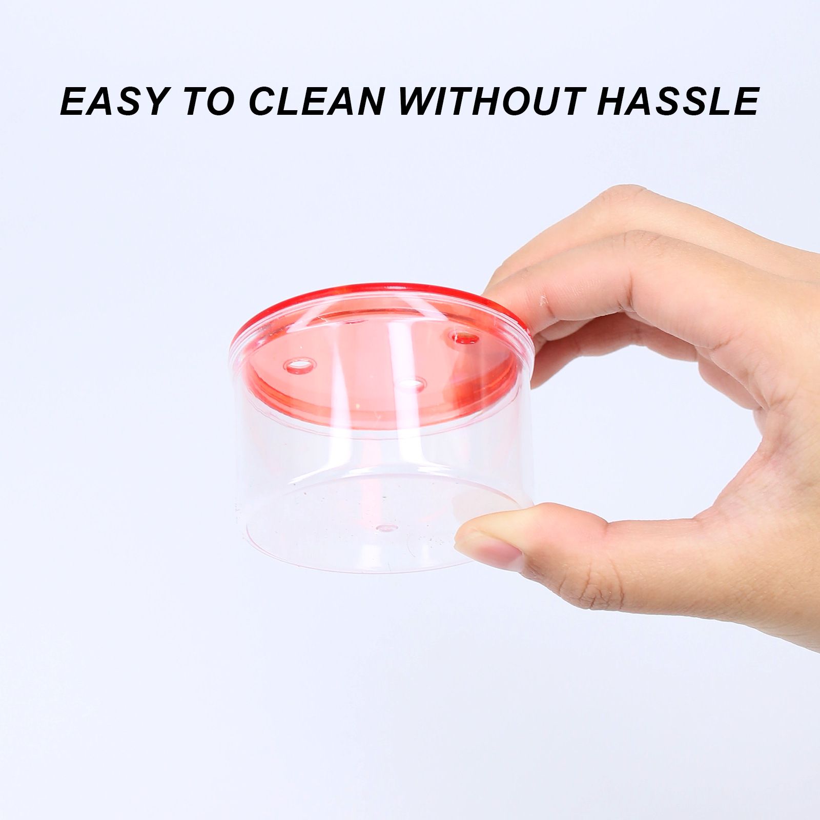Outdoor hanging bird feeder - with transparent glass bowl bird feeder image 3