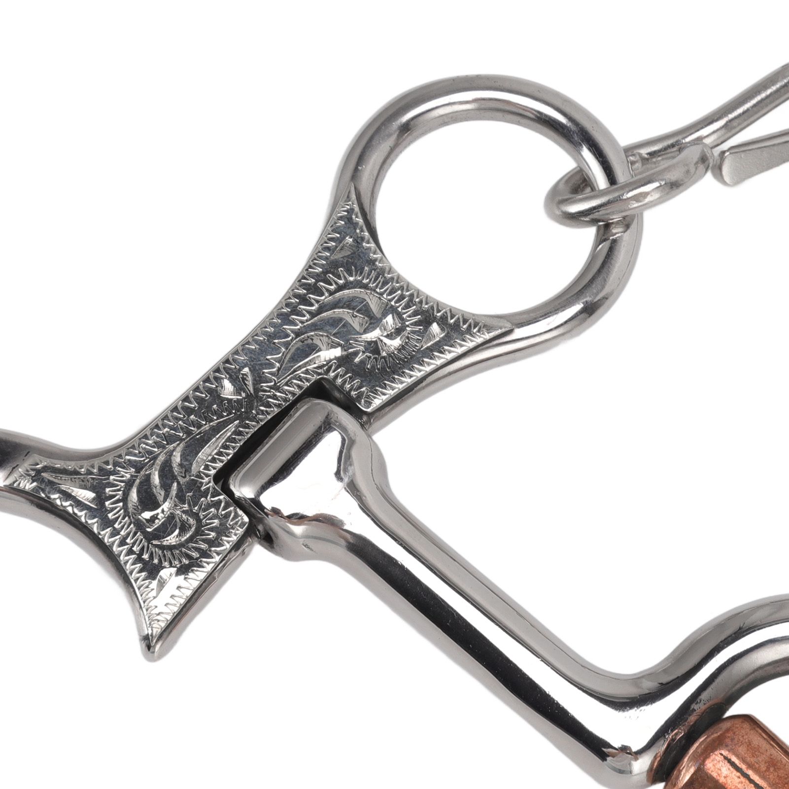 120mm Horse Mouth Snaffle with Chain Stainless Steel Horse Bit for Equestrian Training… image 13