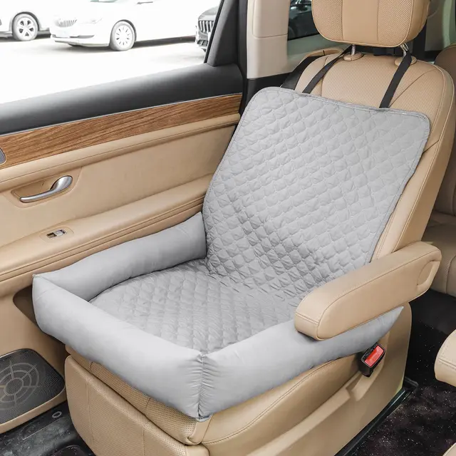 Waterproof Dog Car Seat Bed for Front Passenger Seat