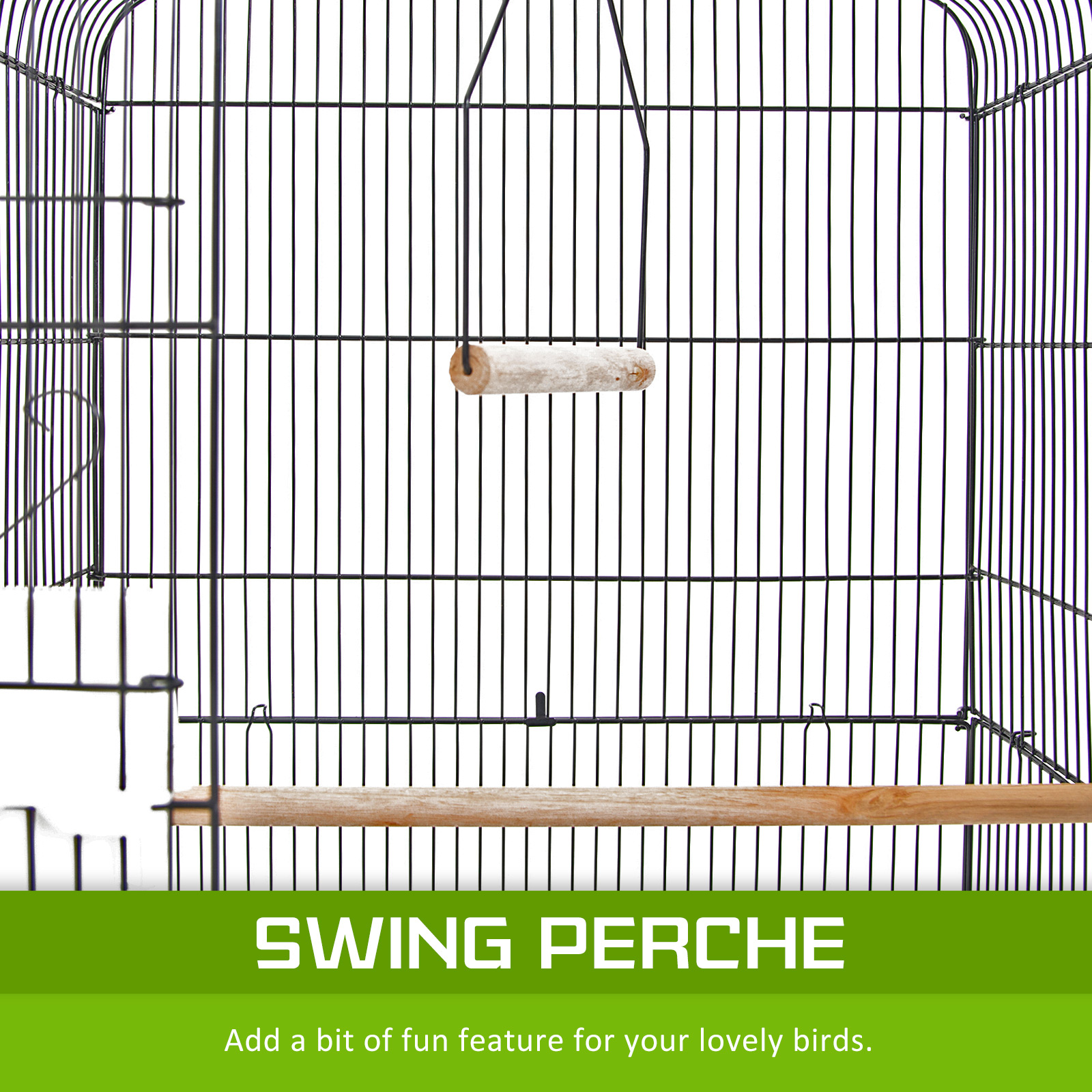 Bird Cage Parrot Aviary 2IN1 Design VEER 92cm image 5