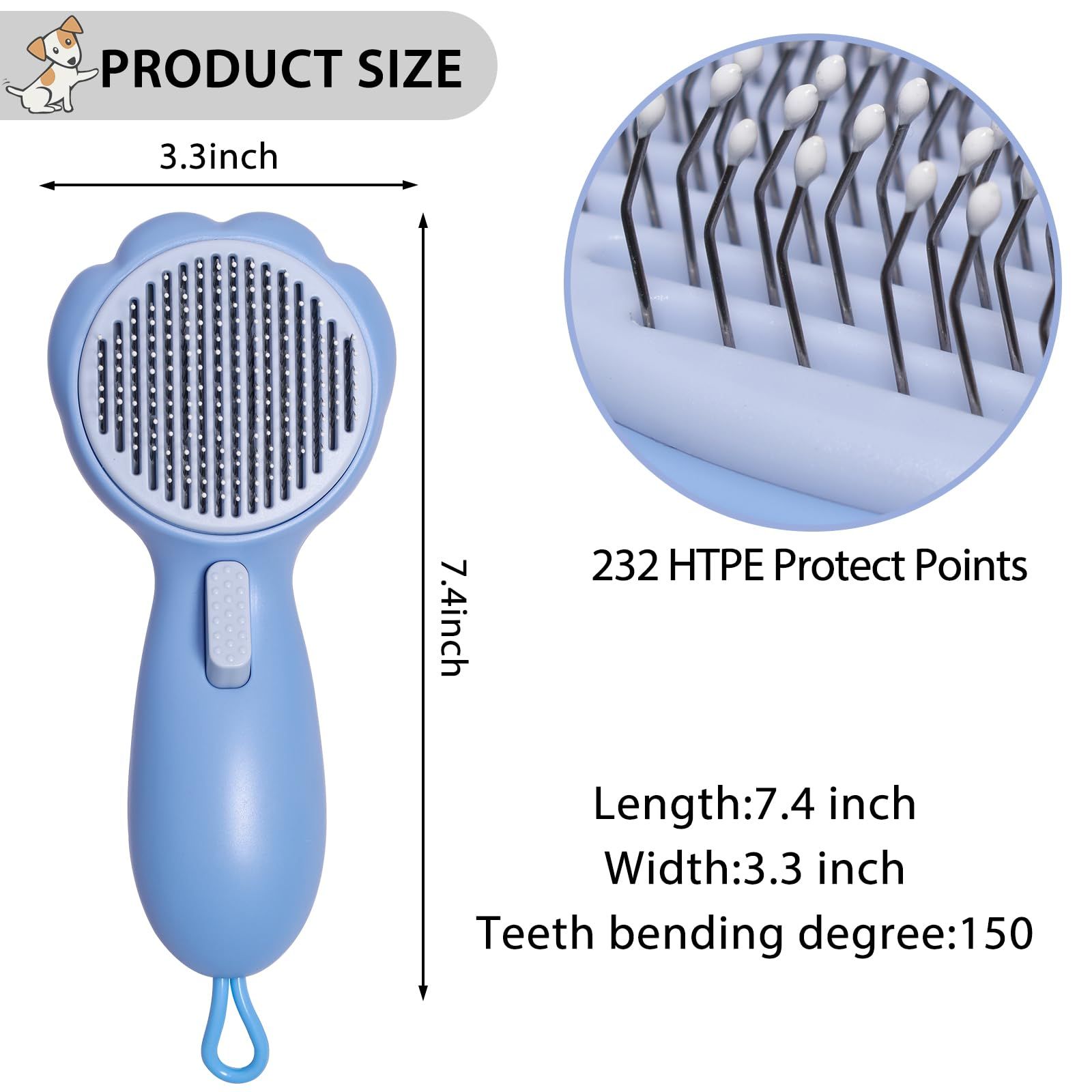 Cat Grooming Glove Brush image 5