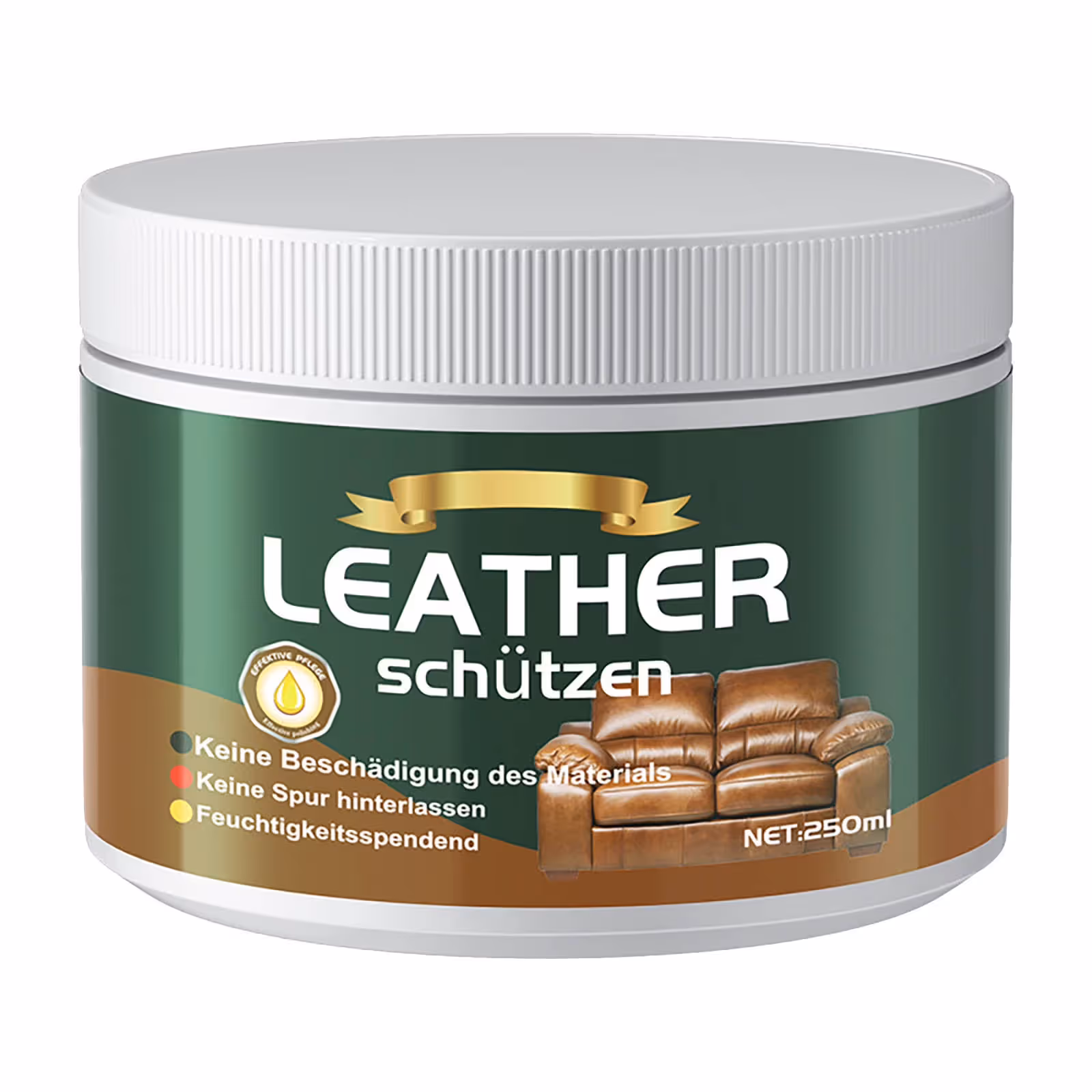 Leather Recoloring Balm 12OZ- Dark Brown Leather Repair Kit for Restore Couches image 2