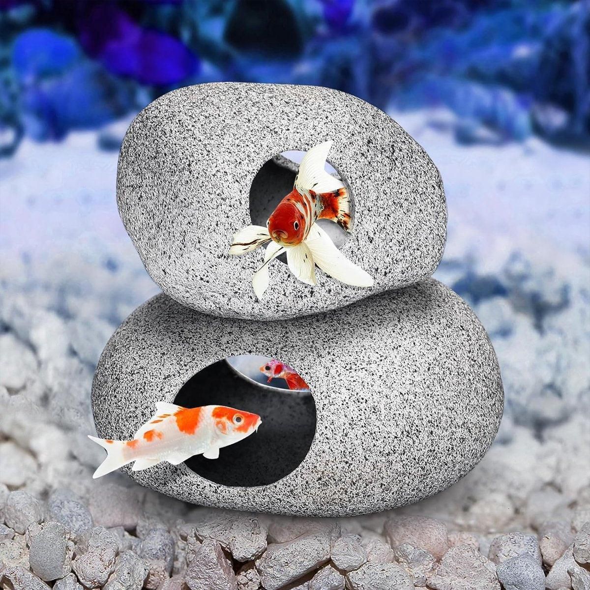 Clay Pot Aquarium Decoration Shrimp House Cichlid Breeding Tank Fish Nest - Ten Holes image 7