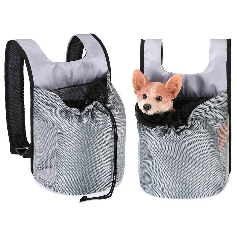 Ventilated Pet Carrier Backpack for Cats and Small Dogs, Pink, L/Small image 5